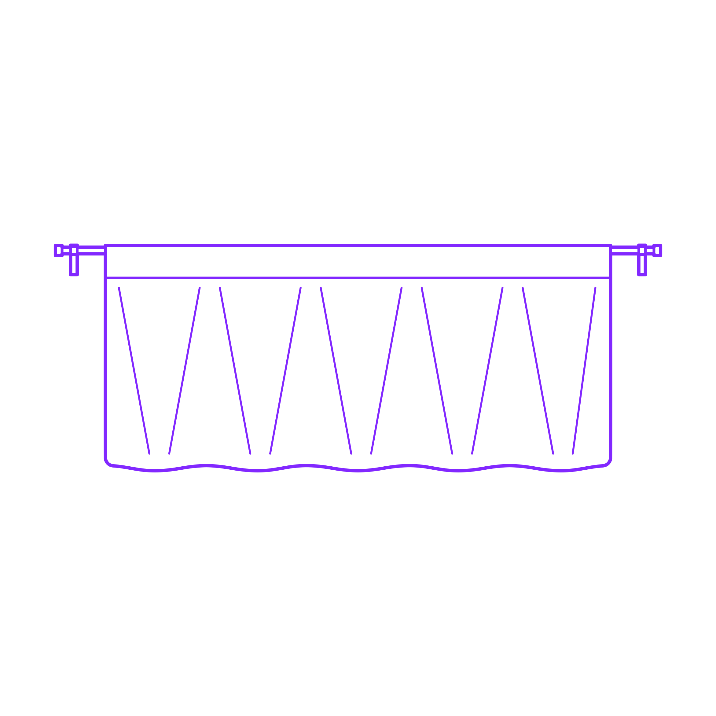 Buildings Window Curtains Valance Sticker Outline Svg File Free Vectors